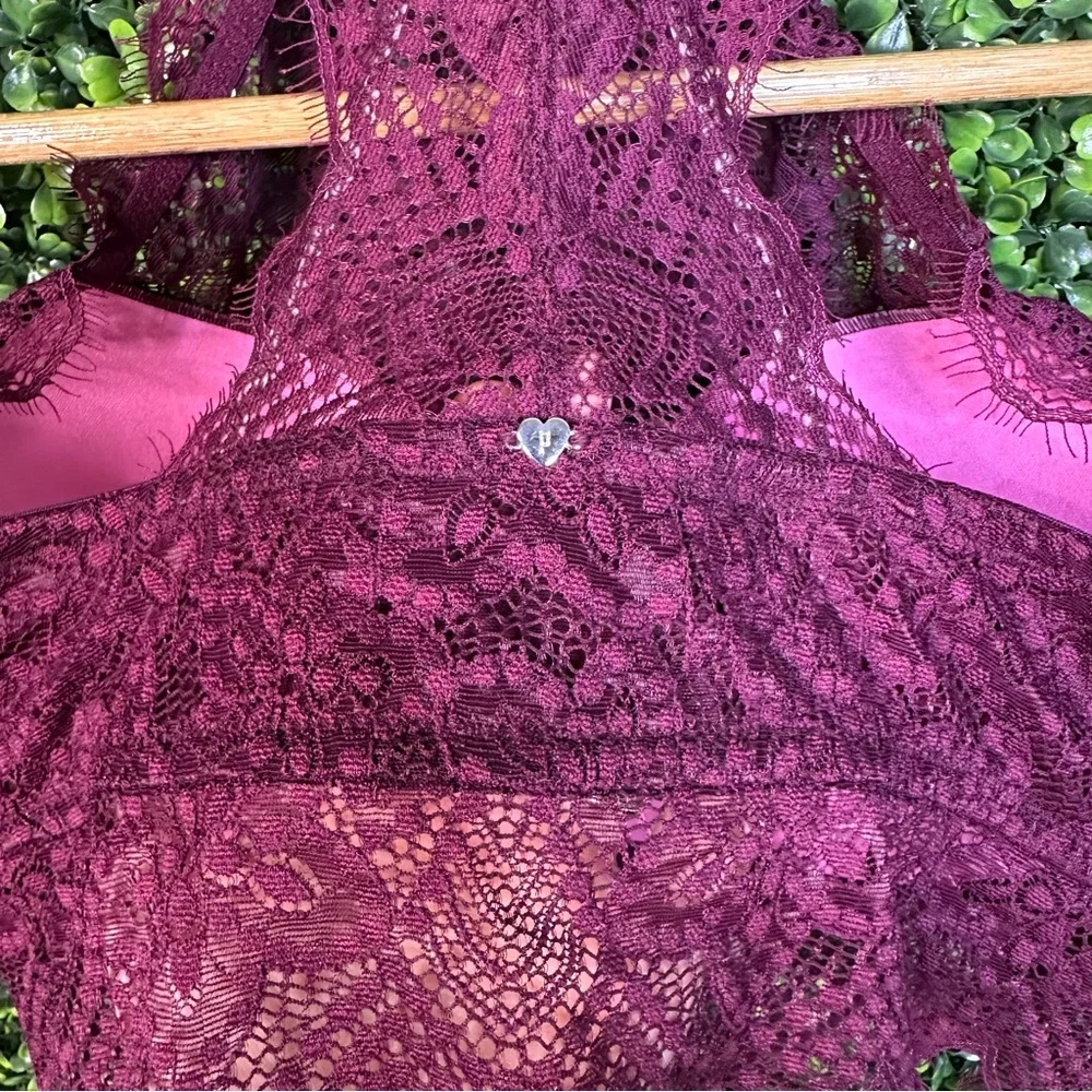 Victoria secret burgundy‎ lacey bralette